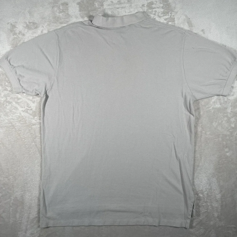 Polo Ralph Lauren Polo Shirt Men's XL‎ Short Sleeve Gray Cotton Knit 90's